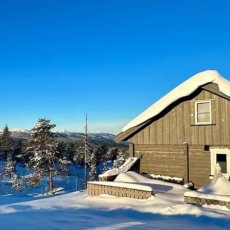 Cozy With Panoramic Views And Sauna At Blefjell Holiday home Lampeland