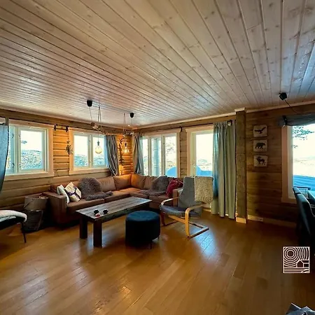 Cozy With Panoramic Views And Sauna At Blefjell Nyaraló